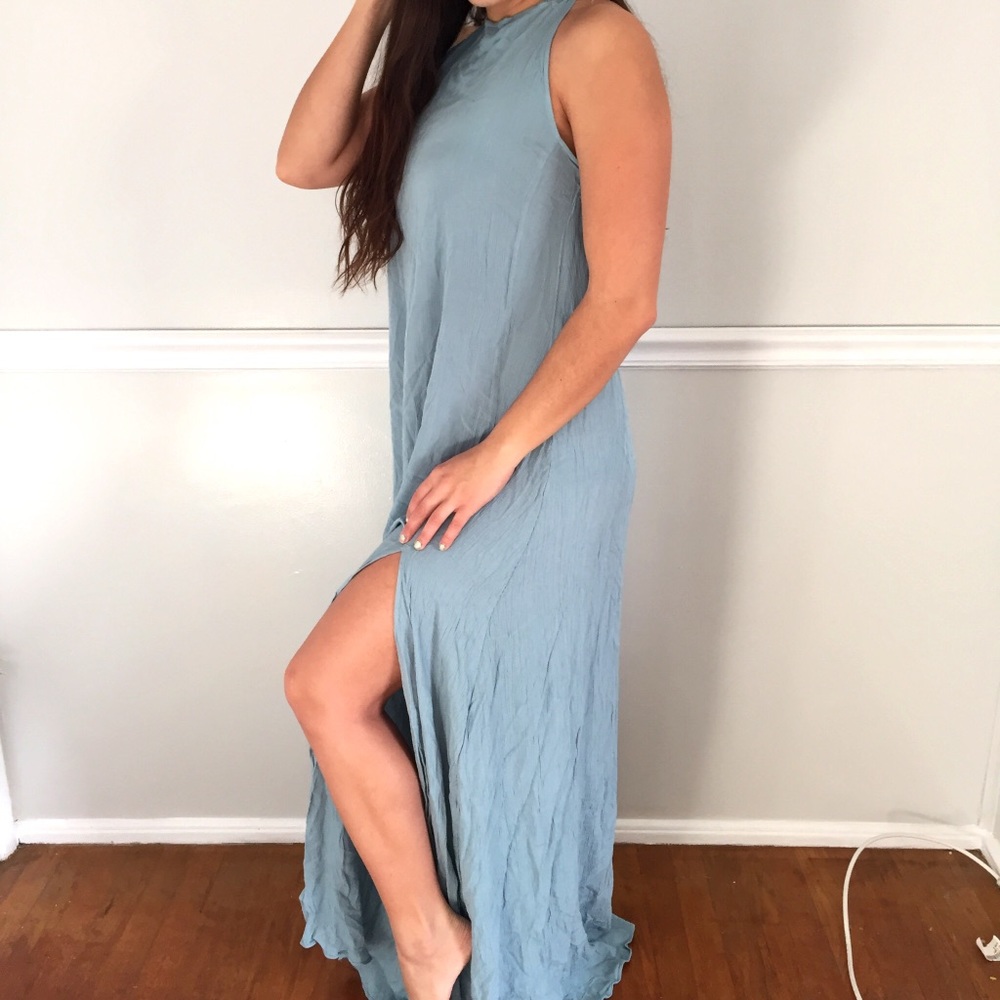 • TAVIK • Open Back Maxi Dress Sz Small
